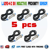5pcs LJ12A3-4-Z/BX Inductive Proximity Sensor Detection Switch NPN DC6-36V