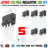 5pcs LM7810 L7810CV L7810 ST TO-220 Voltage Regulator 10V 1.5A Linear Positive