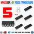 5pcs MAX232CPE MAX232 2DVR/2RCVR RS232 5V Multichannel RS-232 Drivers/Receivers