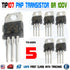 5pcs TIP107 PNP Power Darlington Transistor PNP 8A 100V TO-220 ST