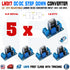 5pcs LM317 DC-DC Converter Adjustable Linear Regulator Step Down Circuit Board - eElectronicParts