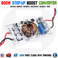 600W 10A DC Converter Step-up Boost Constant Current Power Supply LED Driver