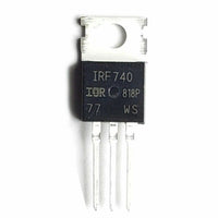 10PCS IRF740 "IR" Power MOSFET Transistor N-Channel 10A 400V IRF740PBF