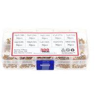 300pcs 10 Values 50V 10pF - 100nF Multilayer Ceramic Capacitor Kit 30pcs Each