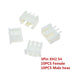 230pcs XH2.54 2p 3p 4p 5 pin 2.54mm XH Adaptor Connectors Wire Header JST + box
