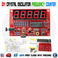 DIY Kit RF 1Hz-50MHz Crystal Oscillator Frequency Counter Meter Digital LED USA - eElectronicParts