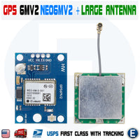 6MV2 GY-NEO6MV2 GPS module NEO6MV2 NEO-6M Flight Control EEPROM MWC APM2.5 large antenna - eElectronicParts