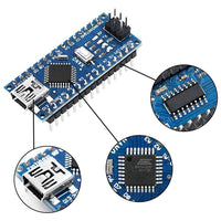 4 x Nano V3.0 ATmega328P Mini USB Compatible Board for Arduino Nano with Bootloader - eElectronicParts