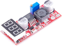 LM2596 DC-DC 4.5-28V to 3.3V 5V 6V 9V 12V 24V Step Down Buck Converter Board LED Voltmeter Module