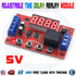 DC 5V 10A Adjustable Time Delay Relay Module LED Digital Timer Control Switch