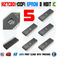 5pcs M27C801-100F1 UV EPROM M27C801 8MBIT 100NS DIP32 27C801 Memory IC chip