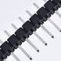 10Pcs 40Pin Male Single Row Straight Strip Pin Header PCB Panel 2.54mm Black