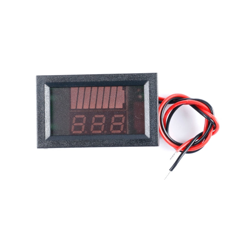 0.56'' LED 12V-72V Lead-acid Battery Charge Level Indicator Digital Voltmeter