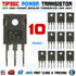 10pcs TIP35C TIP35 NPN High Power Transistor 25A 100V bipolar TO-247
