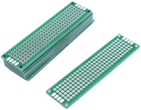 10PCS 2x8cm PCB Universal Prototype Matrix Double sided Protoboard Blank Board