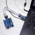 USBASP USBISP AVR Programmer USB Adapter + 6-to 10 Pin IDC ISP Connector + Cable
