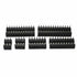 66pcs DIP IC Socket Adaptor Solder Type Socket Kit 6 8 14 16 18 20 24 28 Pin