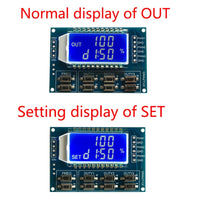 Signal Generator PWM Pulse Frequency Adjustable Module LCD Display 3 Channels