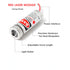 650nm 5mW Red Point Laser Module with Focusable Glass Lens Focus Adjustable 5V