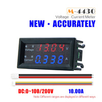 M4430 DC Digital Voltmeter Ammeter 0.28 inch LED Display Voltage Amp Panel Meter