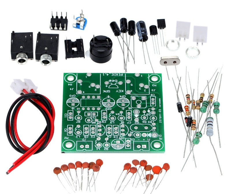 Radio 40M CW modulo trasmettore ad onde corte Micro ampiezza a bassa potenza telegrafo QRP Pixie ricevore K fai da te Radio 40M CW modulo trasmettore ad onde corte Micro ampiezza a bassa potenza telegrafo QRP Pixie ricevore K fai da te
