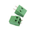 10PCS KF128-2P Green PCB Mount Screw Terminal Block Connector 2 Pin 5MM Pitch