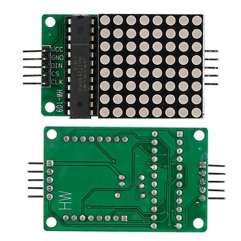 3PCS 8x8 MAX7219 Dot LED Matrix Module LED Display Control Module 3PCS 8x8 MAX7219 Dot LED Matrix Module LED Display Control Module