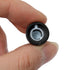 10 Pcs 6mm Shaft Hole Dia Plastic Threaded Knurled Potentiometer Knobs wh148 Cap