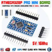 5Pcs Atmega328P Pro Mini Board 5V 16MHz FT232RL FTDI Cable Mini USB for Arduino - eElectronicParts