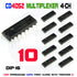10Pcs CD4052 4-Channel Multiplexer Demultiplexer IC dip-16 CMOS - eElectronicParts