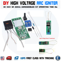 DC 3-5V DIY Kit High Voltage Generator Arc Igniter Lighter Unassembled Kit - eElectronicParts