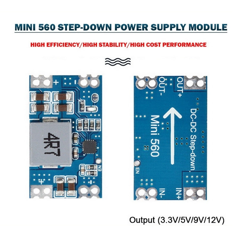 Mini560 Step-Down Stabilized Voltage Power Supply Module DC-DC Output 9V Buck Converter