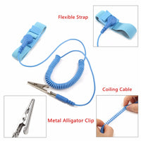 Anti-Static Wrist Band ESD Grounding Strap Bracelet Prevents Static Build Up
