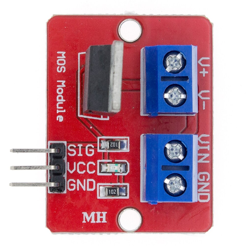 Irf520 Module 2Pcs IRF520 24V MOSFET Driver Module IRF520N Raspberry Pi Arduino ARM ...