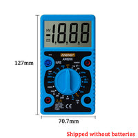 ANENG AN8206 large LCD Screen Digital Multimeter 1999 counts AC/DC voltage BLUE - eElectronicParts