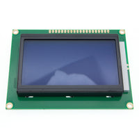 12864 128 x 64 Graphic Symbol Font LCD Display Module Blue Backlight For Arduino - eElectronicParts
