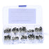 200pcs 10 Values Rectifier Diode Assorted Kit + Clear Box 1N4001~1N4007 & 1N5817~1N5819