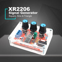 XR2206 Function Signal Generator  Welded Assembled Kit Sine Output 1HZ-1MHZ + DIY acrylic case