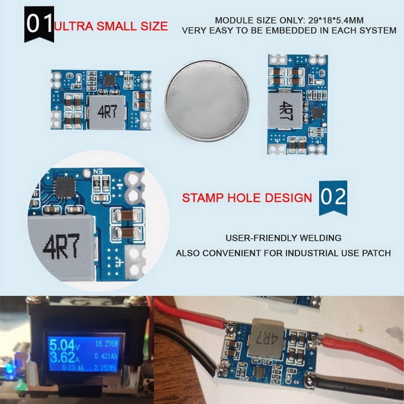 Mini560 Step-Down Stabilized Voltage Power Supply Module DC-DC Output 5V Buck Converter