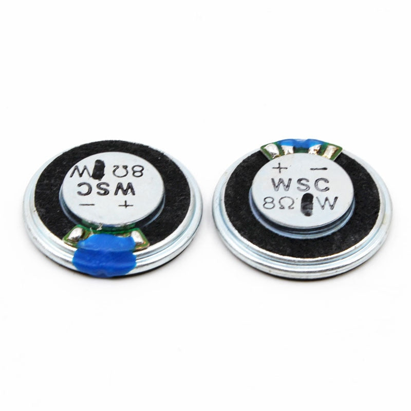 2pcs Speaker 28mm Dia 8 Ohm 1W 5mm Mini Micro Audio Magnetic Arduino - eElectronicParts