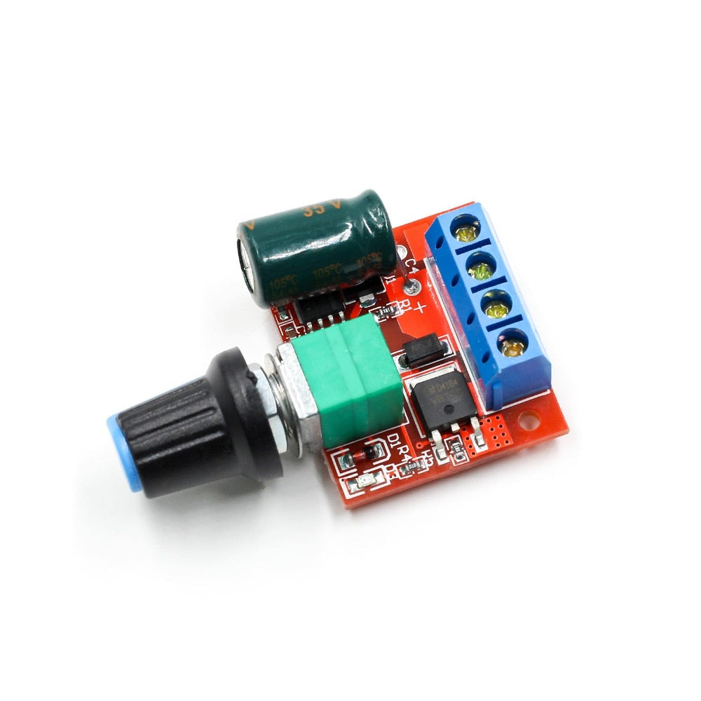 Mini 5A 90W PWM 4.5-35V DC-DC Motor Speed Controller Module Regulator Adjustable - eElectronicParts