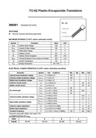 50pcs 2N5551 NPN Transistor 160V 600 mA 0.6A TO-92 Package - eElectronicParts