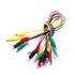 10Pcs Double Ended Alligator Clips Test Lead Jumper Wire 50cm 5 Colors 5 Pairs Crocodile Clamps
