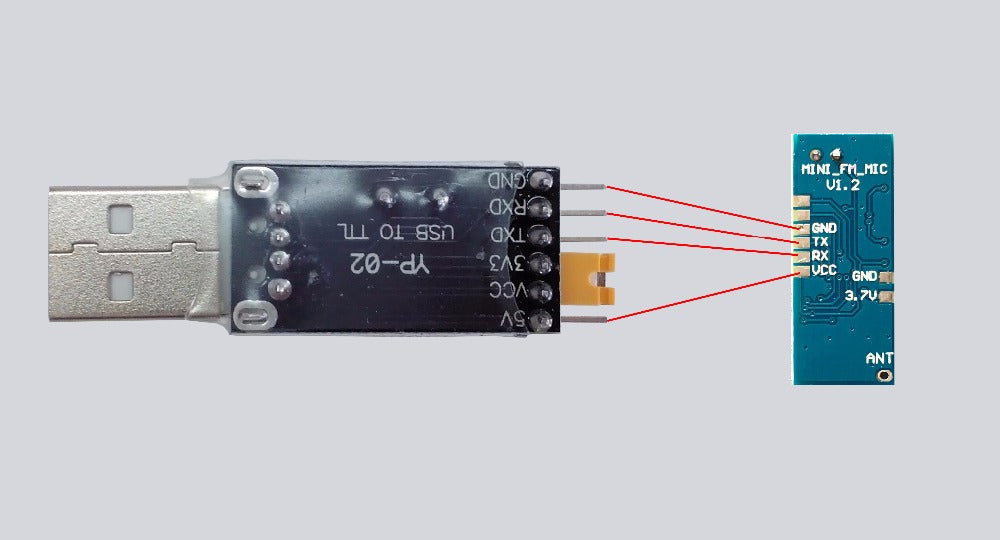 Mini FM Wireless Microphone Transmitter Spy Bug Module Single Channel ...