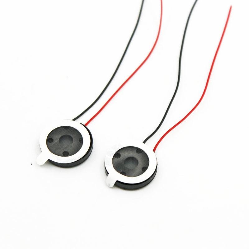 2pcs Speaker 15mm Dia 8 Ohm 1W 2-Wire Mini Micro Audio Magnetic Arduino - eElectronicParts