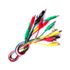 10Pcs Double Ended Alligator Clips Test Lead Jumper Wire 50cm 5 Colors 5 Pairs Crocodile Clamps