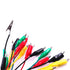10Pcs Double Ended Alligator Clips Test Lead Jumper Wire 50cm 5 Colors 5 Pairs Crocodile Clamps
