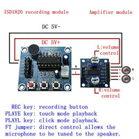 ISD1820 Sound Voice Recording Playback module w mini sound audio speaker - eElectronicParts