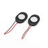 2pcs Speaker Oval 20x14mm Dia 8 Ohm 1W 2-Wire Mini Micro Audio Magnetic Arduino