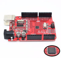 Arduino UNO R3 CH340G compatible ATMEGA328P RED PCB with bootloader - eElectronicParts